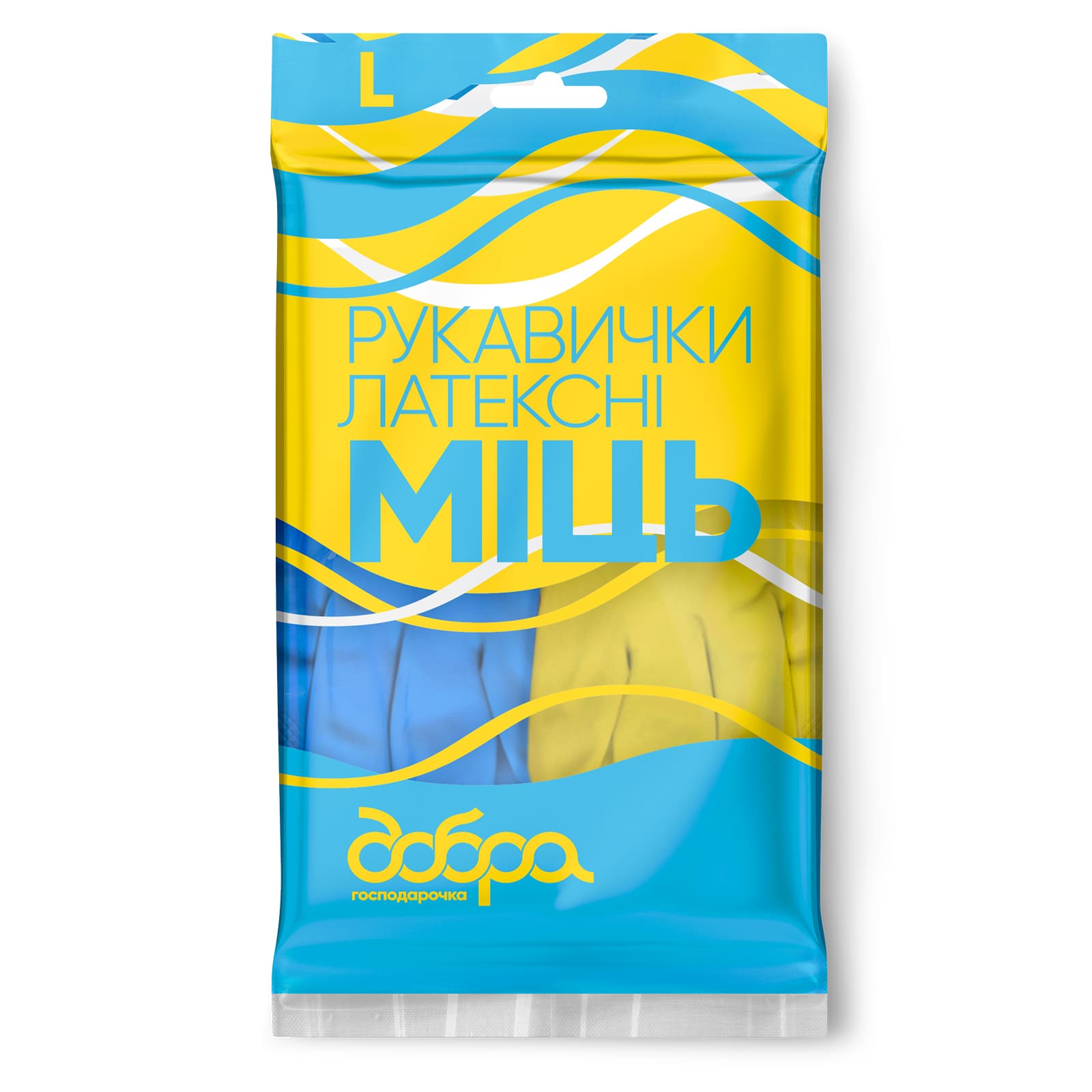 Латексні рукавички Міць, розмір L
